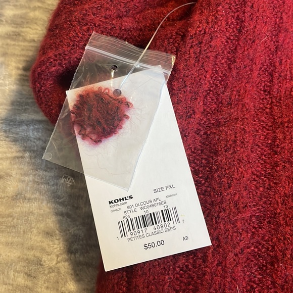 Croft & Barrow Half zip sweater - Picture 10 of 11